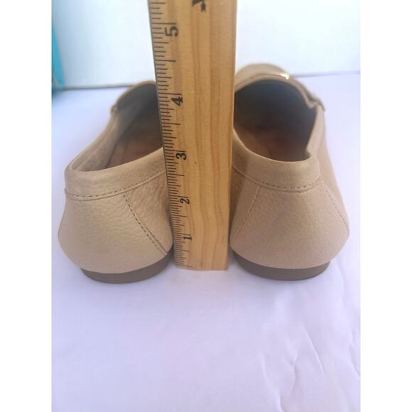 Giani Bernini Dailyn Beige Leather Slip On Casual Comfort Loafer Shoes Sz 9M - Picture 10 of 13